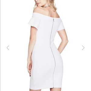 Guess white dress scuba-knit